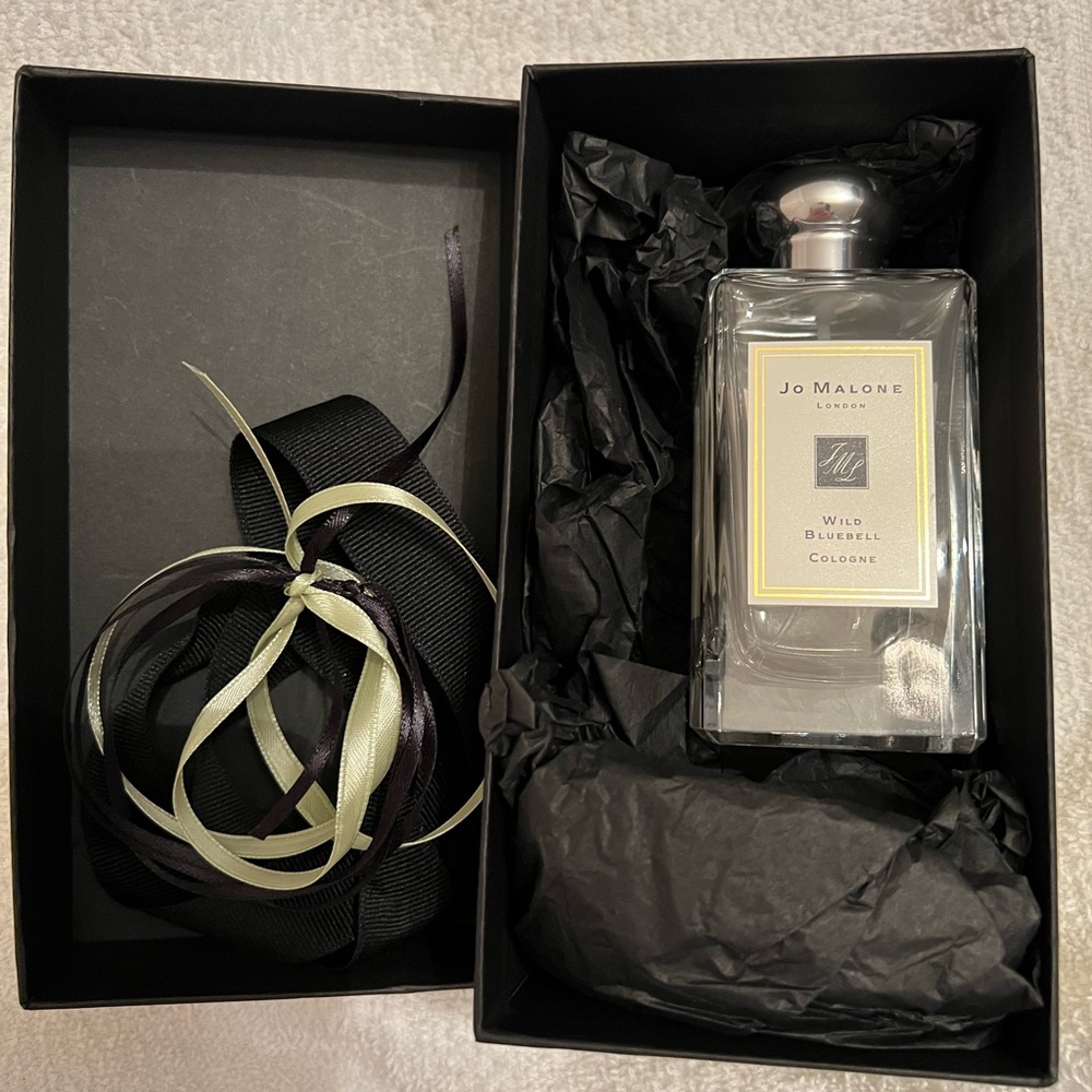 Jo Malone London Wild Bluebell 3.4 FLOZ  75%Full  Authentic with box+ribbon